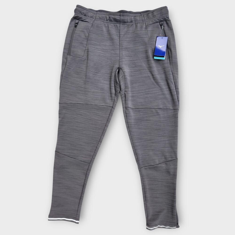 Mizuno Infinity Jogger Women's L Gray Zippered Ankle Athletic Elastic Waist NWT